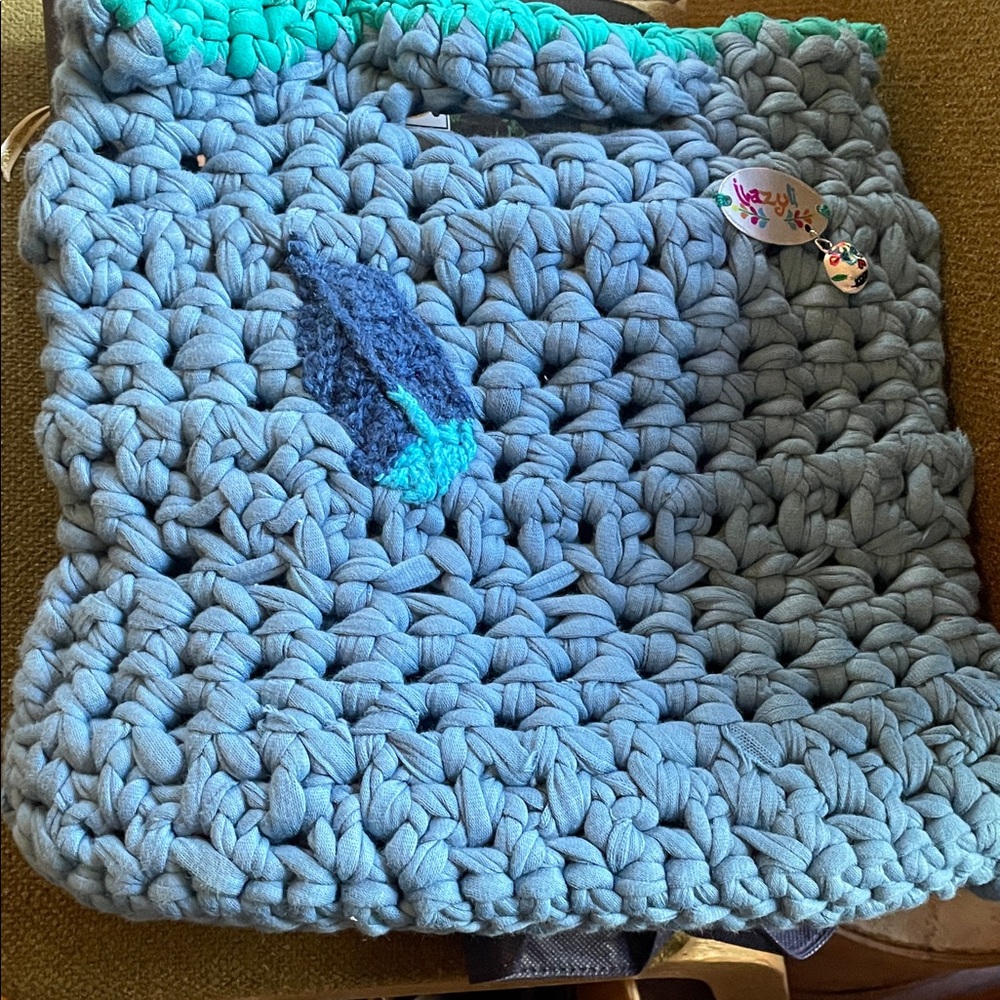 Colorful Knit Laptop Bag